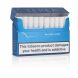 An open pack of IQOS Terea Blue sticks